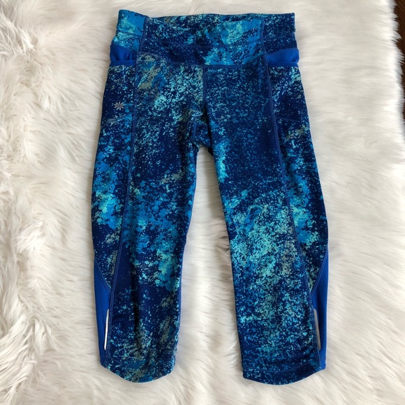 Athleta Pants - Athleta | Blue Capri Work Out Pants Size XS